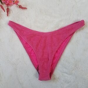 Beach Riot Terry Cloth Bikini Bottom Only